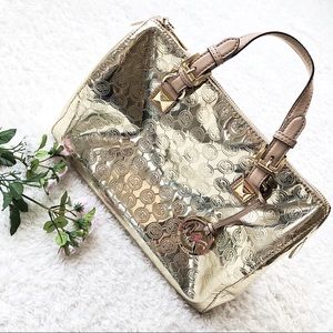 ✨Michael Kors Grayson Gold Satchel